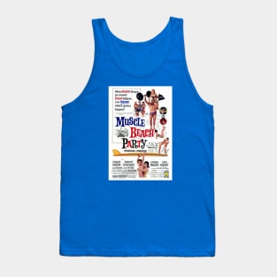 Vintage Movie - Muscle Beach Party Poster Tank Top